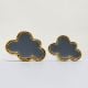 Grey Handmade Brass Cloud Knob
